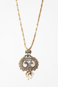 Pearl & Diamond Peacock Necklace