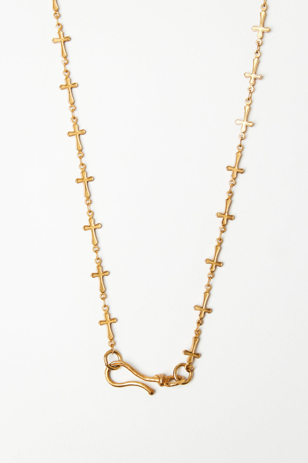 Diamond Studded Cross with Cross Chain