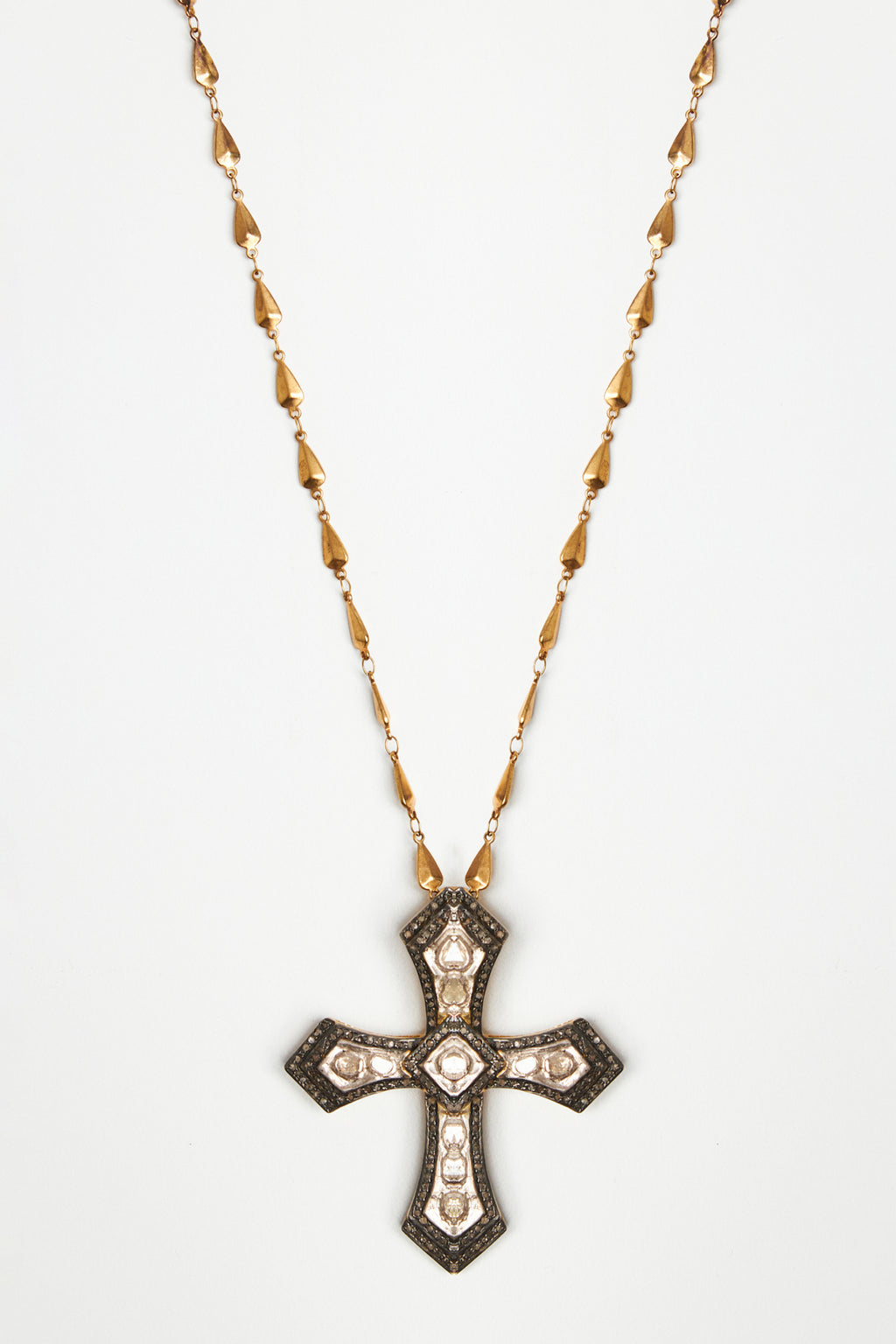 Diamond Cross Pendant Necklace