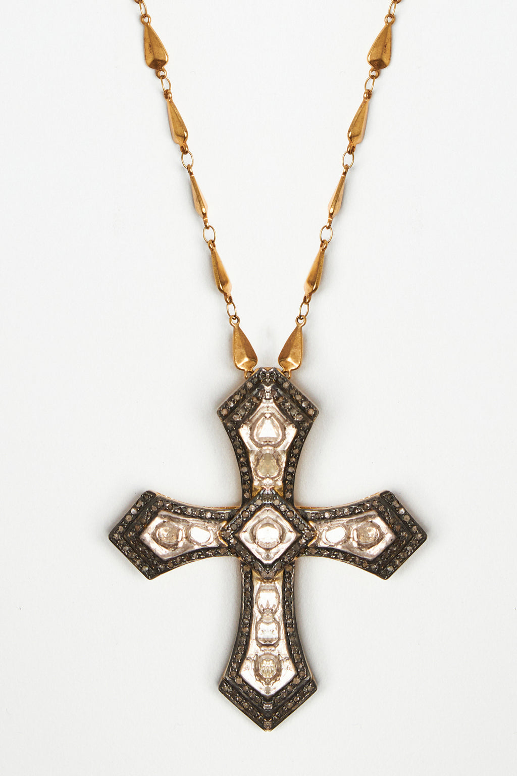 Diamond Cross Pendant Necklace
