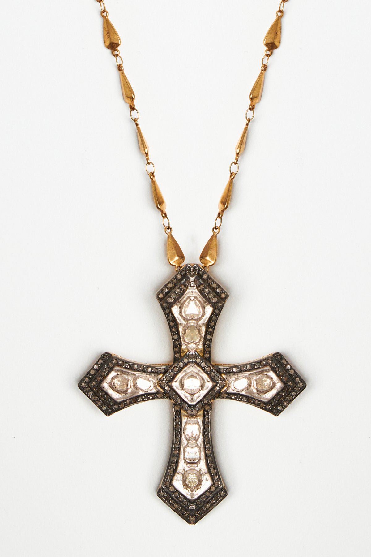 Diamond Cross Pendant Necklace