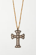 Polki Diamond Cross Necklace