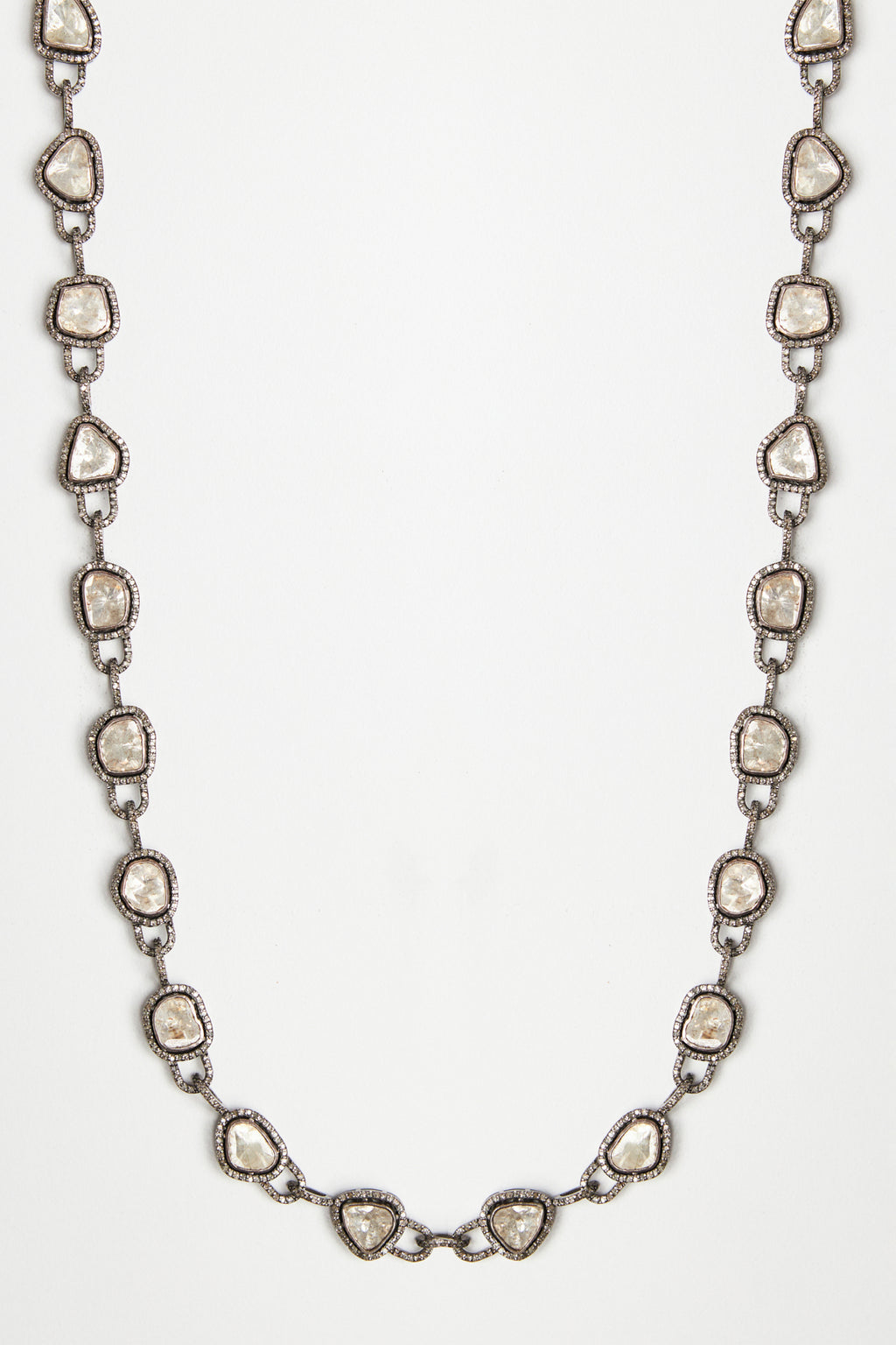 Polki Diamond Link Necklace