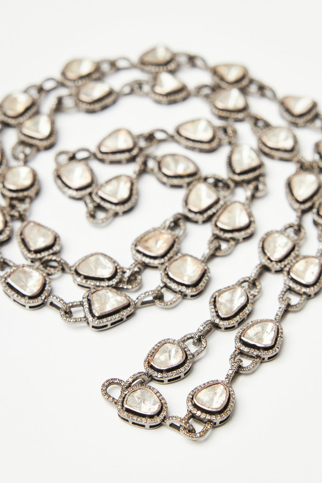 Polki Diamond Link Necklace