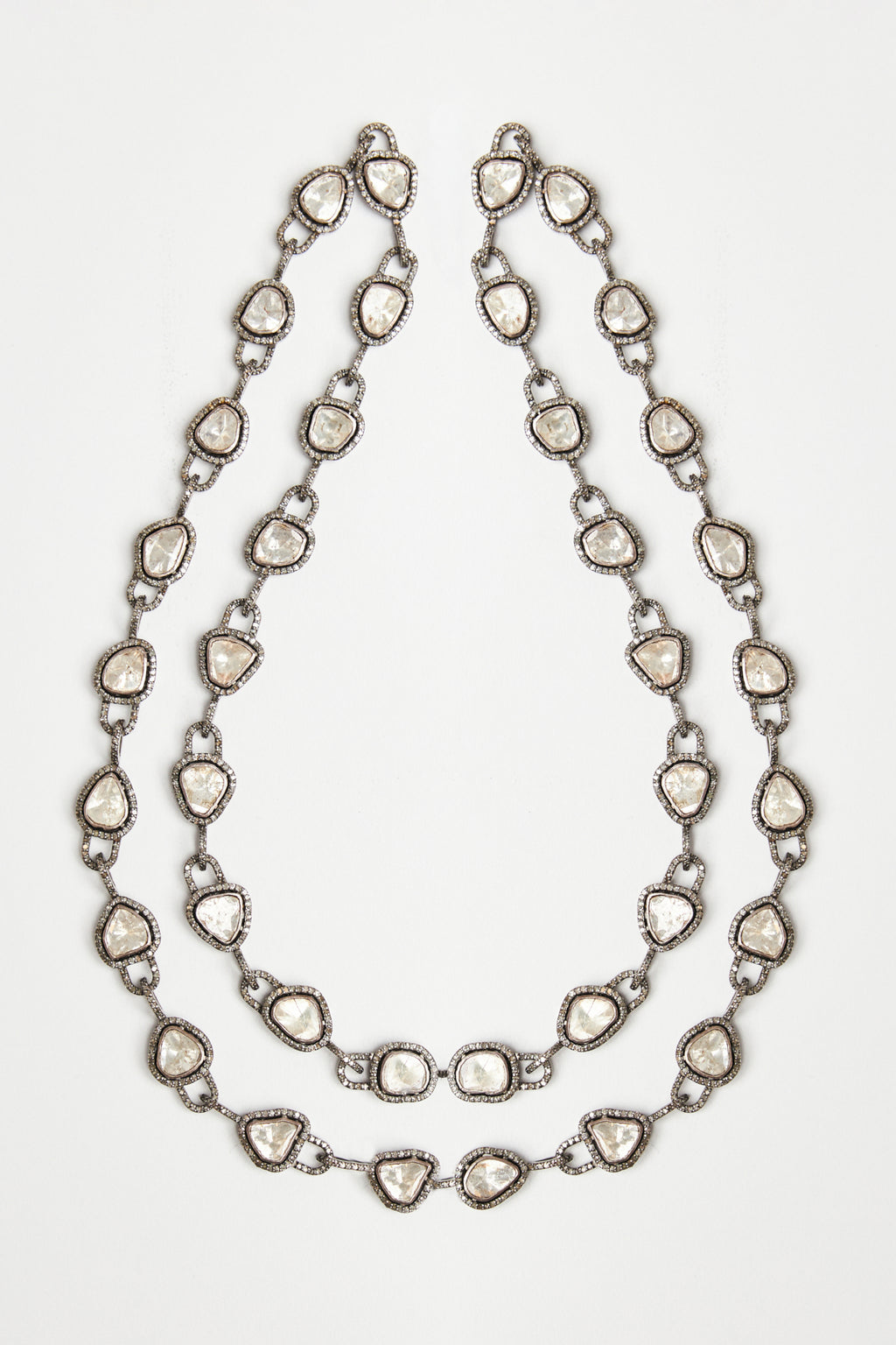 Polki Diamond Link Necklace
