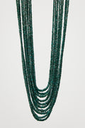 Multi-Strand Emerald Bead Necklace