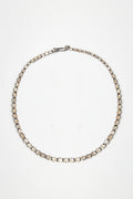 Oval Rose-Cut Diamond Tennis Necklace