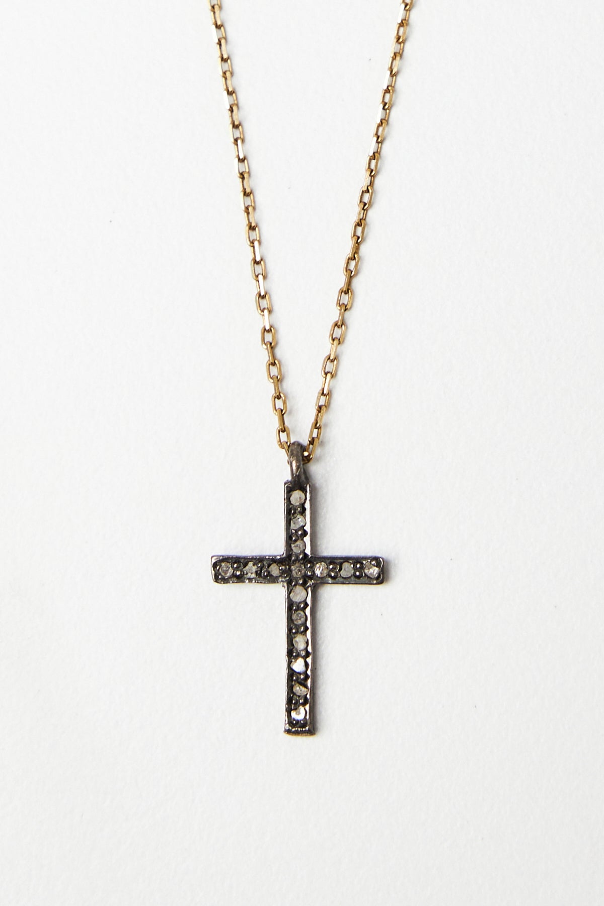 Diamond Cross Pendant Necklace