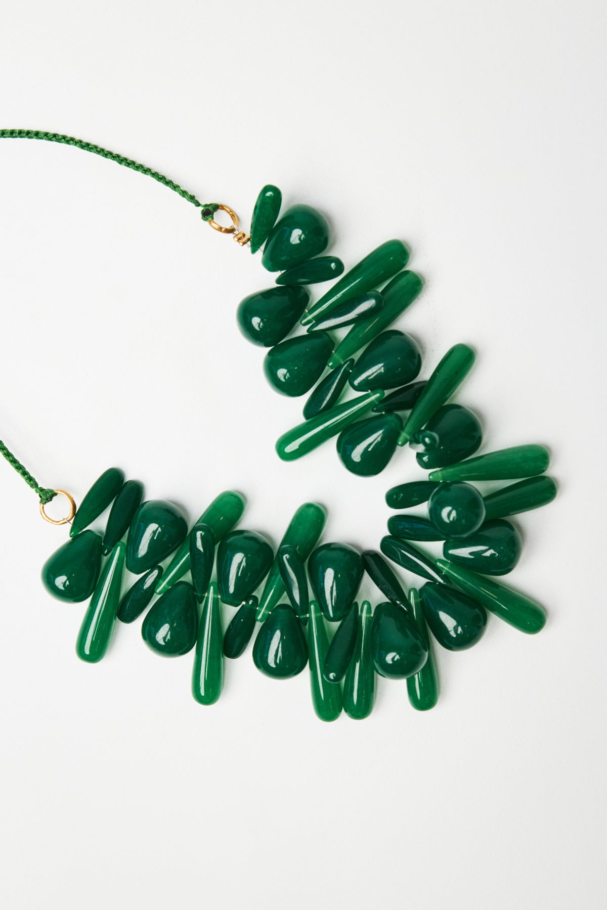 Green Jade Drop Necklace