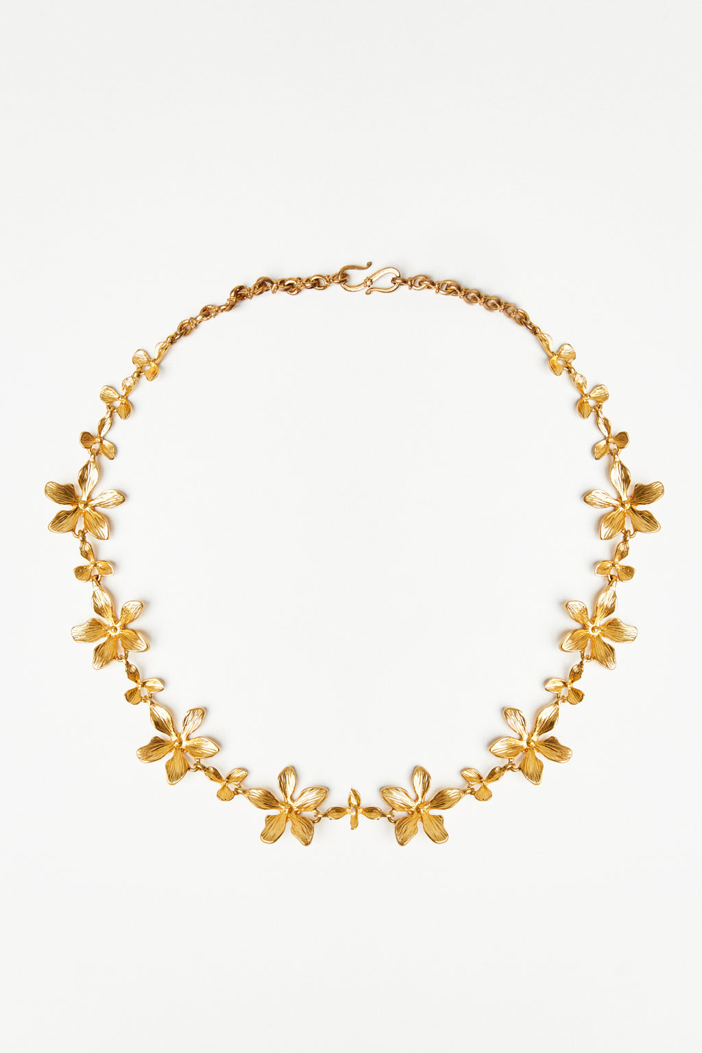 Golden Bloom Flower Necklace