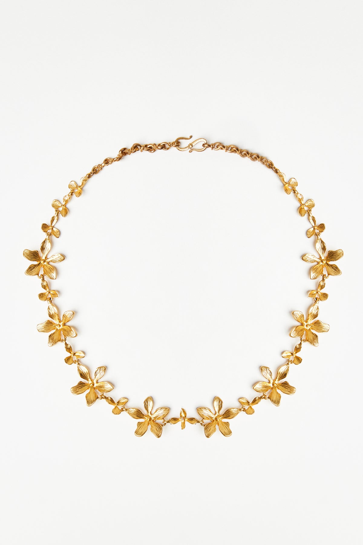 Golden Bloom Flower Necklace