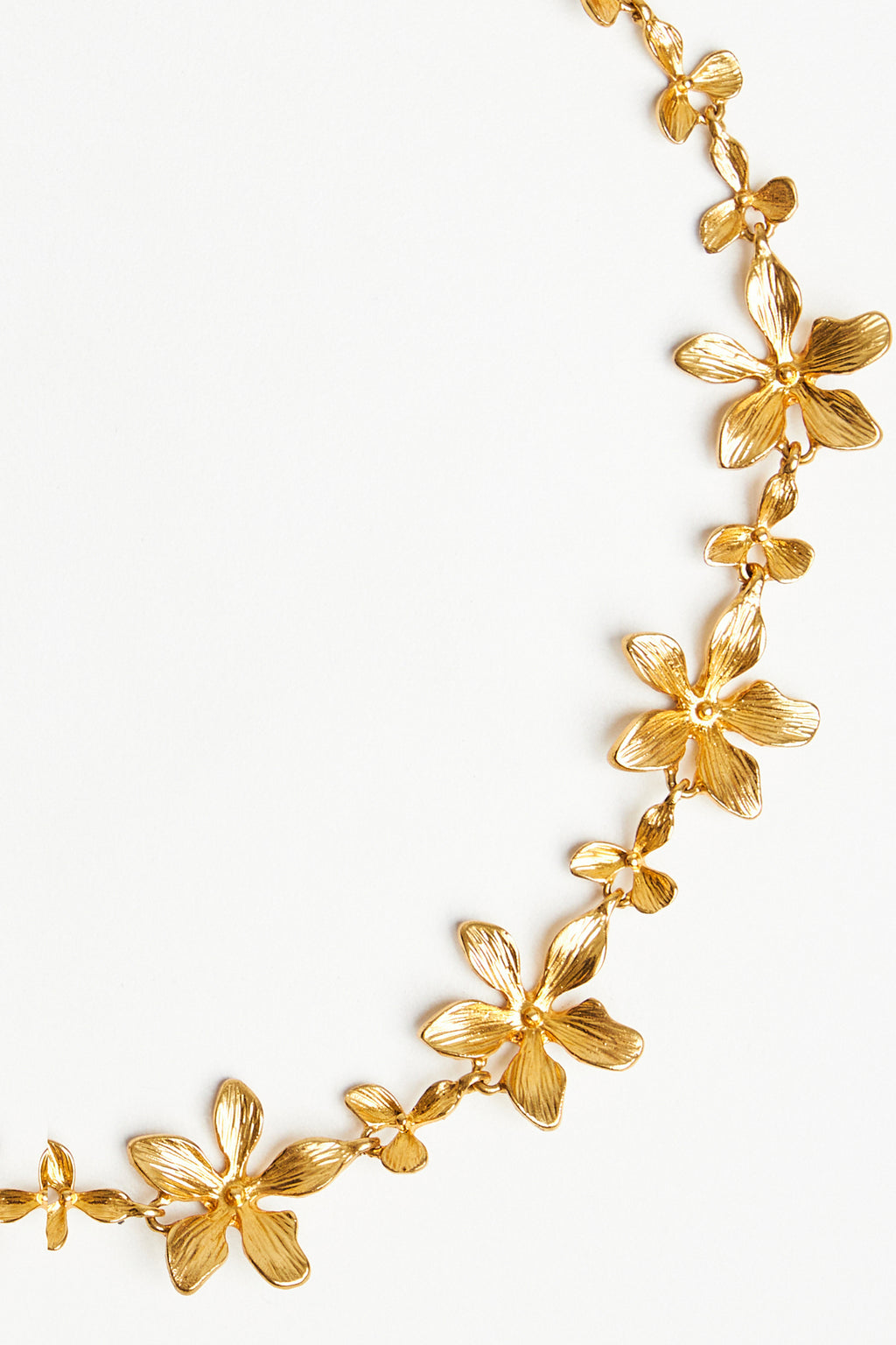 Golden Bloom Flower Necklace