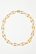 Bamboo Sculpted Link Necklace