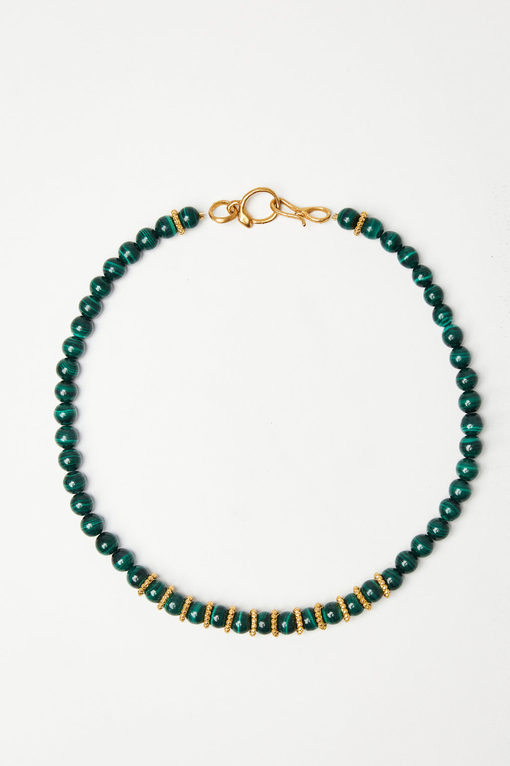 Malachite Bead Necklace