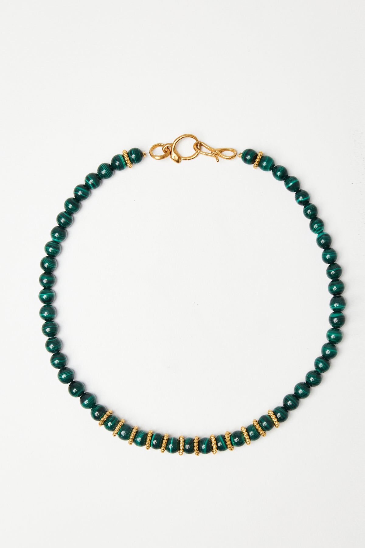 Malachite Bead Necklace