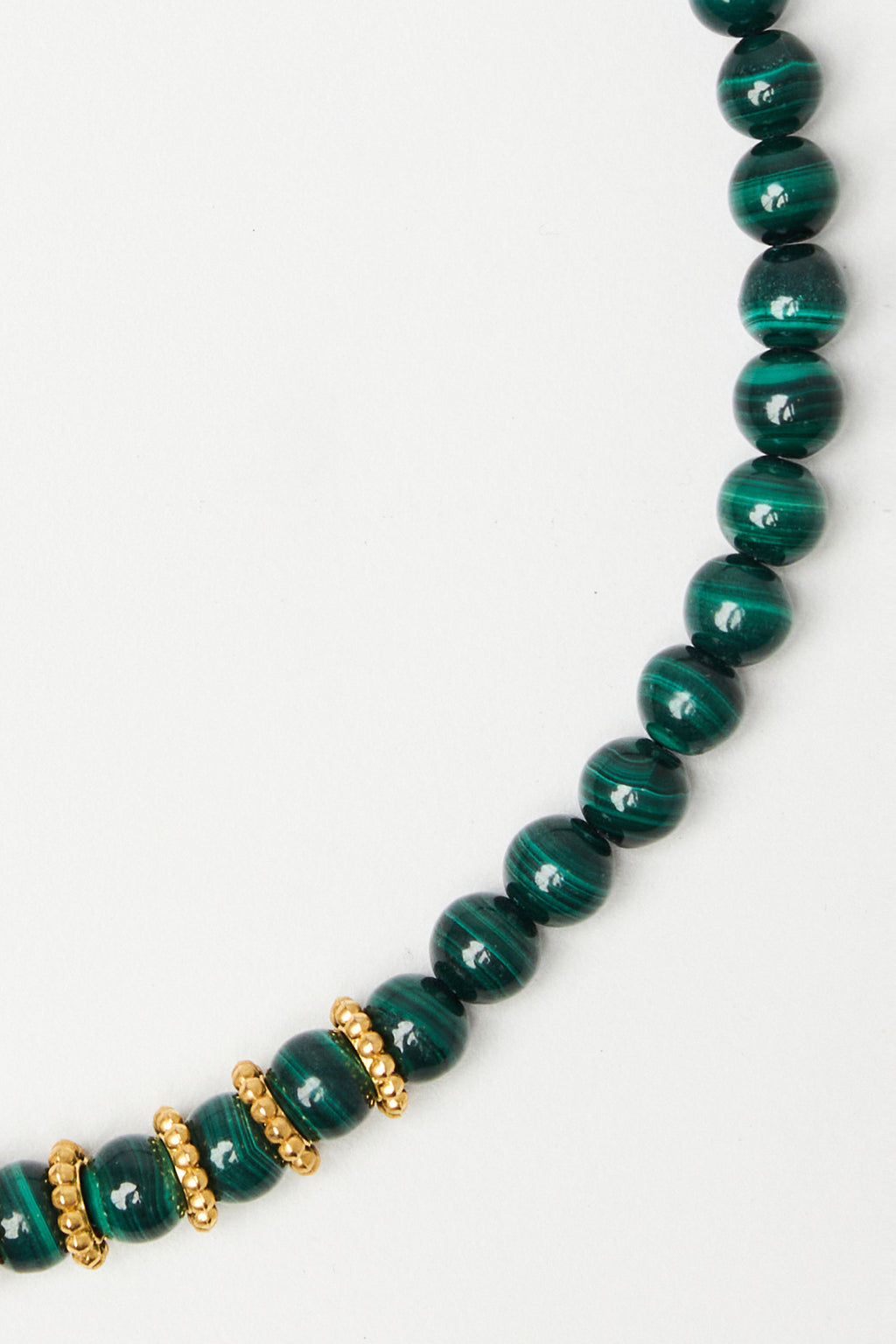 Malachite Bead Necklace