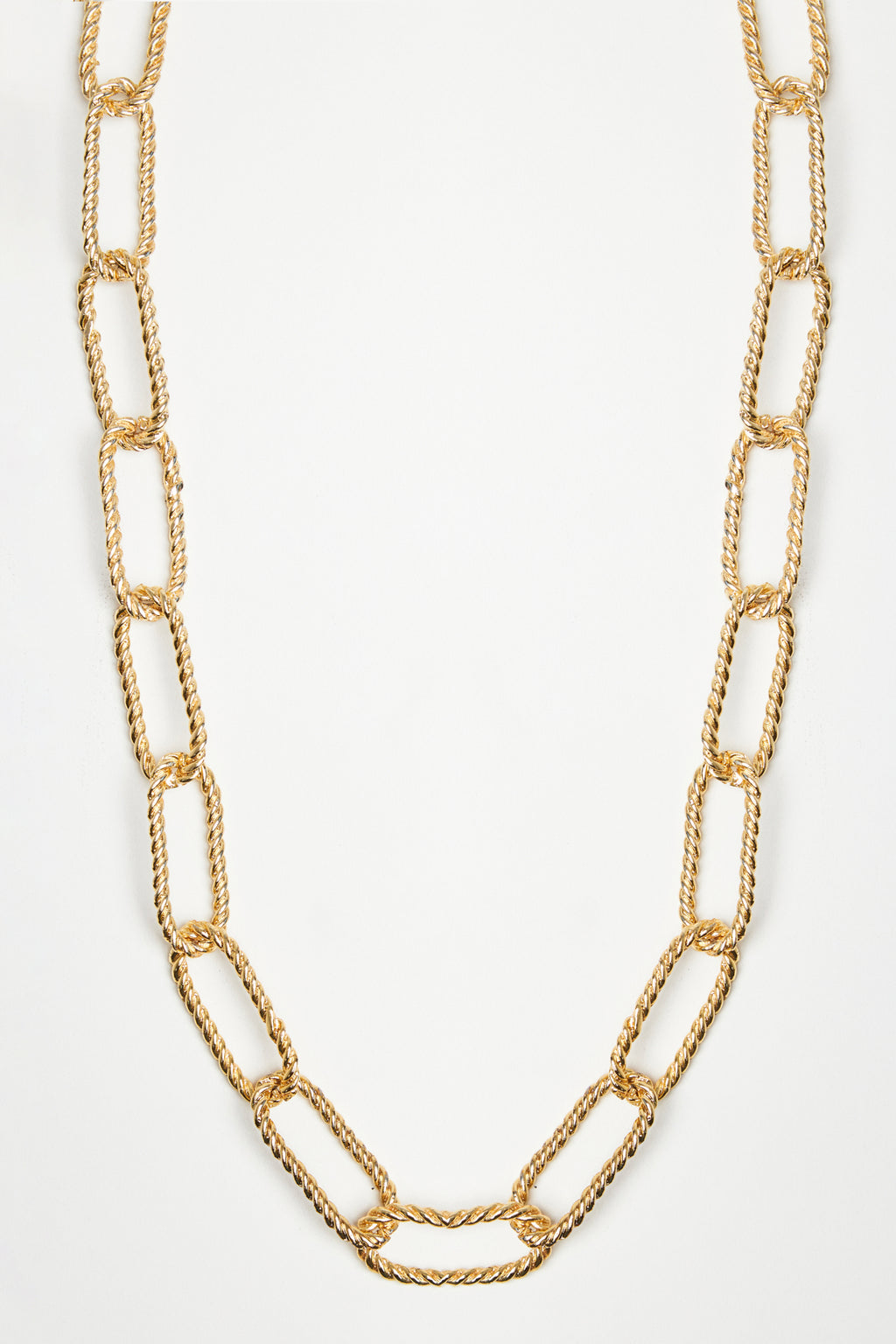 Twisted Rope Chain Necklace