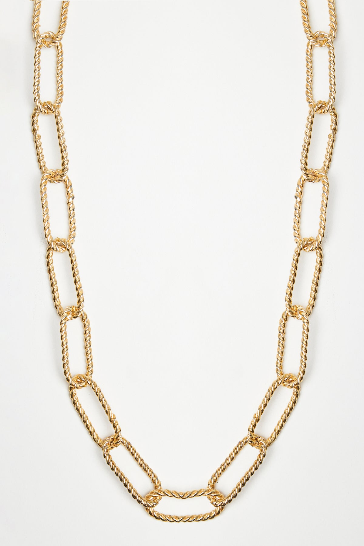 Twisted Rope Chain Necklace