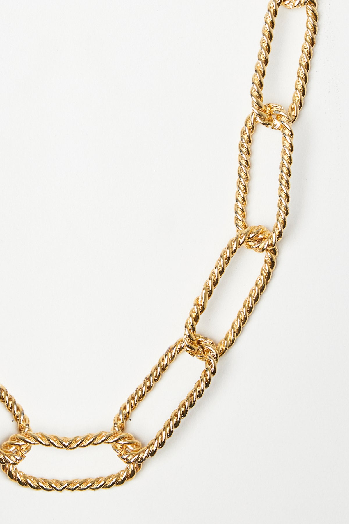 Twisted Rope Chain Necklace