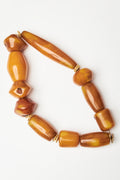 Sculptural Bakalite Bead Necklace