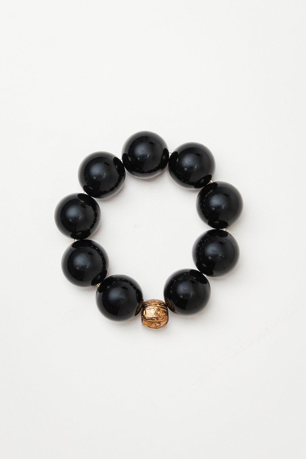 Onyx Bead Bracelet