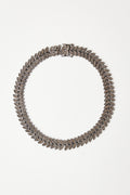 Leaf-Link Rose-Cut Diamond Pavé Necklace