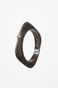 Geometric Diamond Studded Bangle