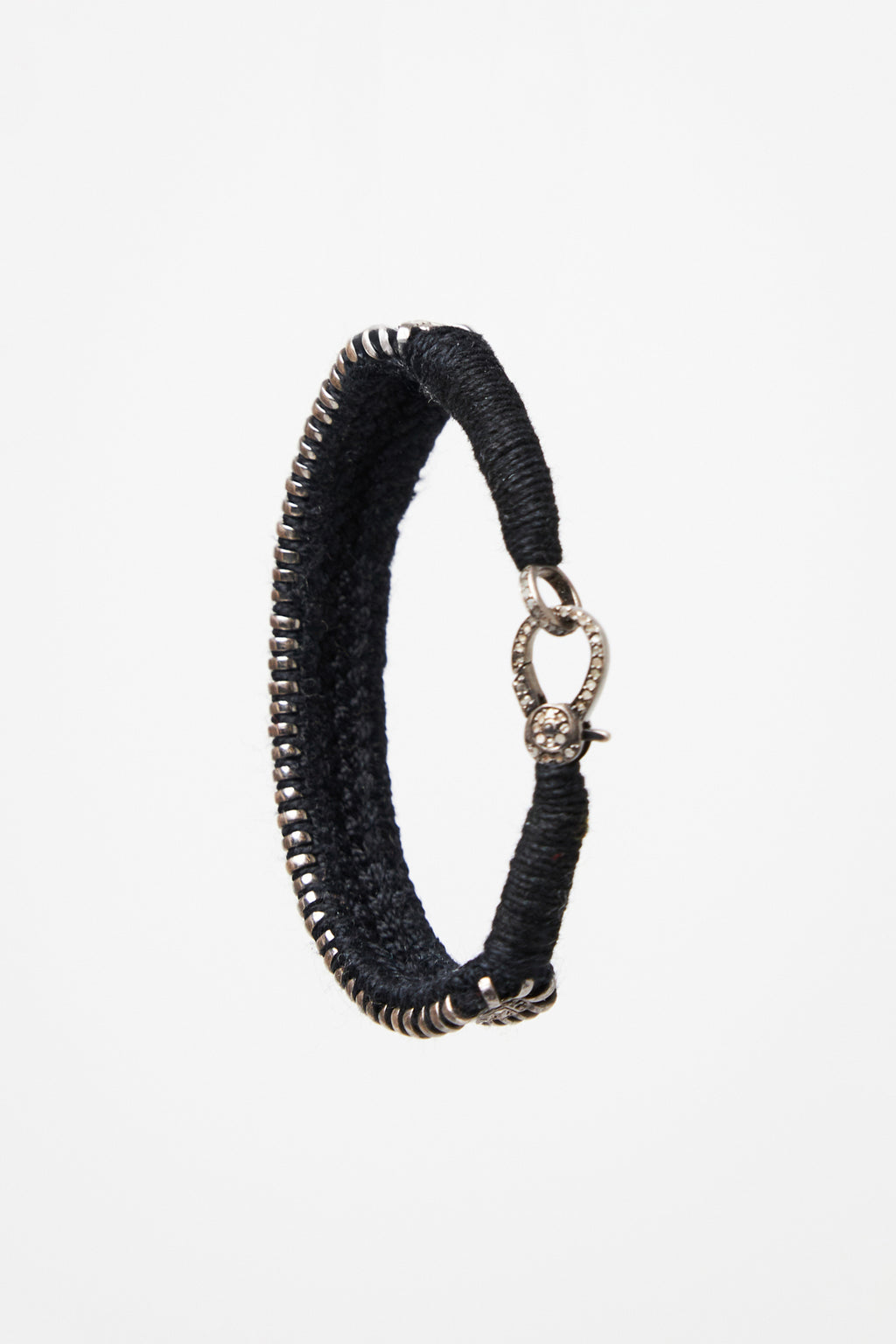 Woven Herringbone Diamond Bracelet