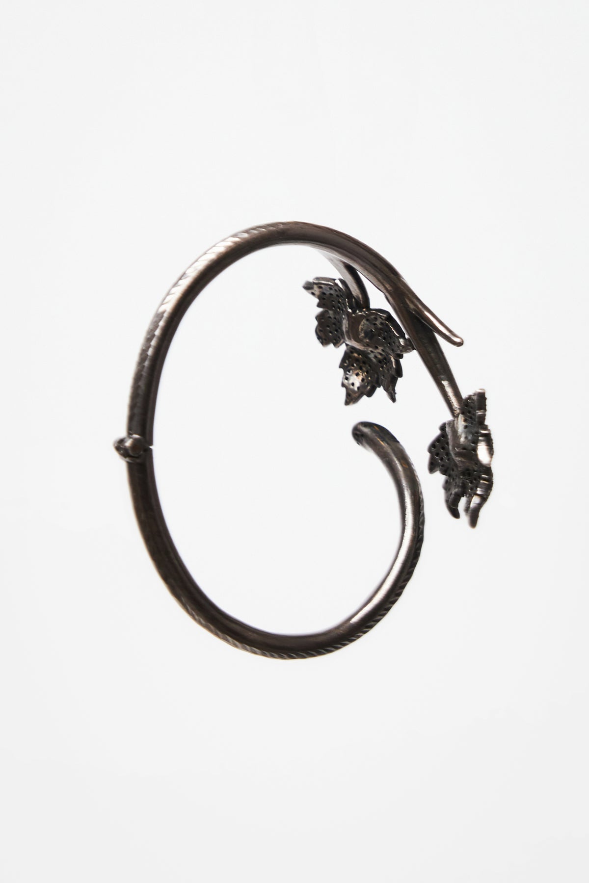 Diamond Leaf Wrap Bracelet