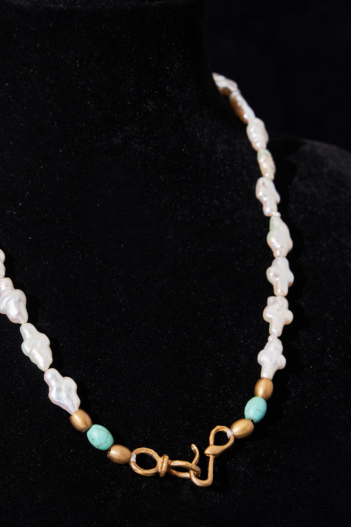 Cross Pearl Necklace