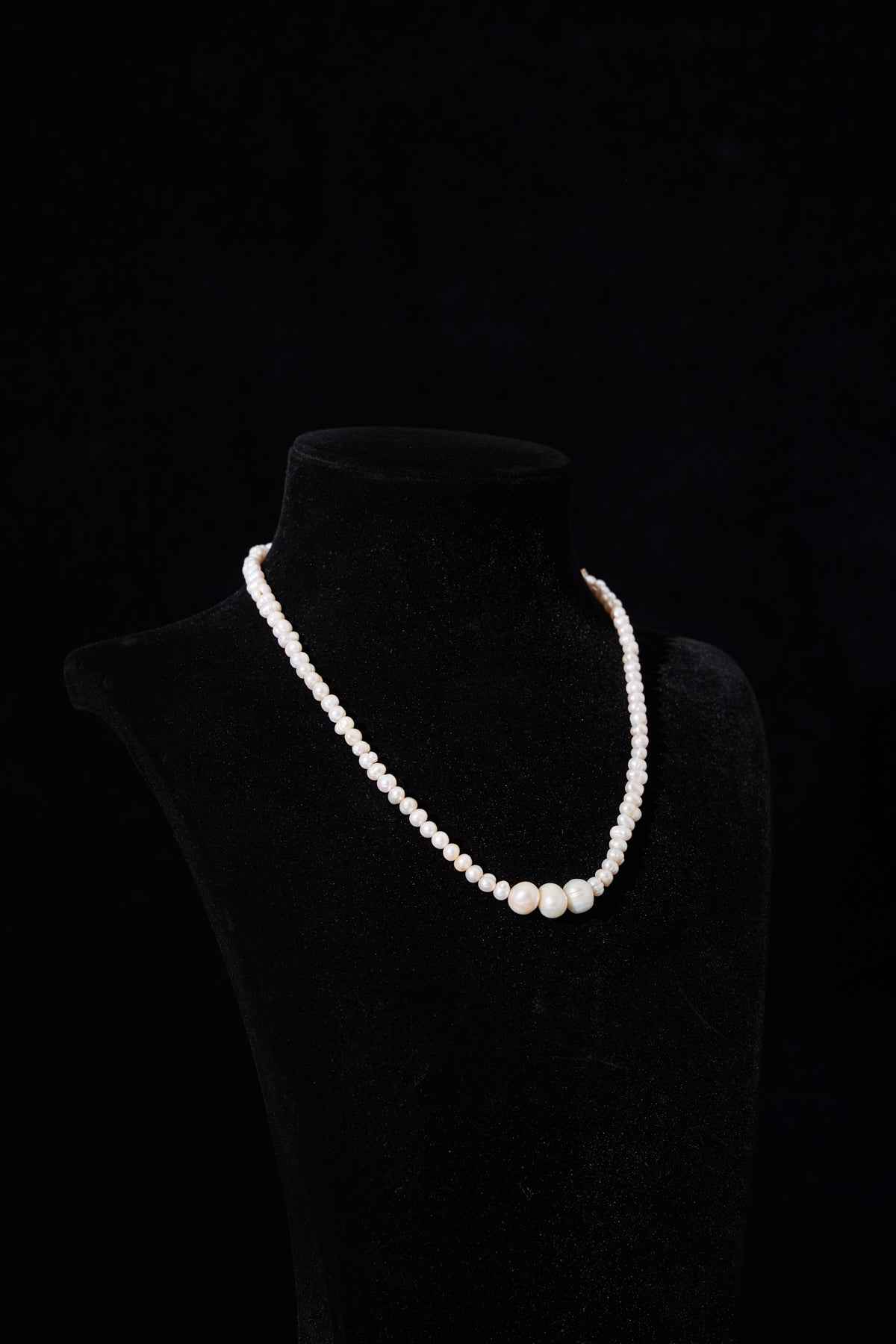 Triple Pearl Necklace