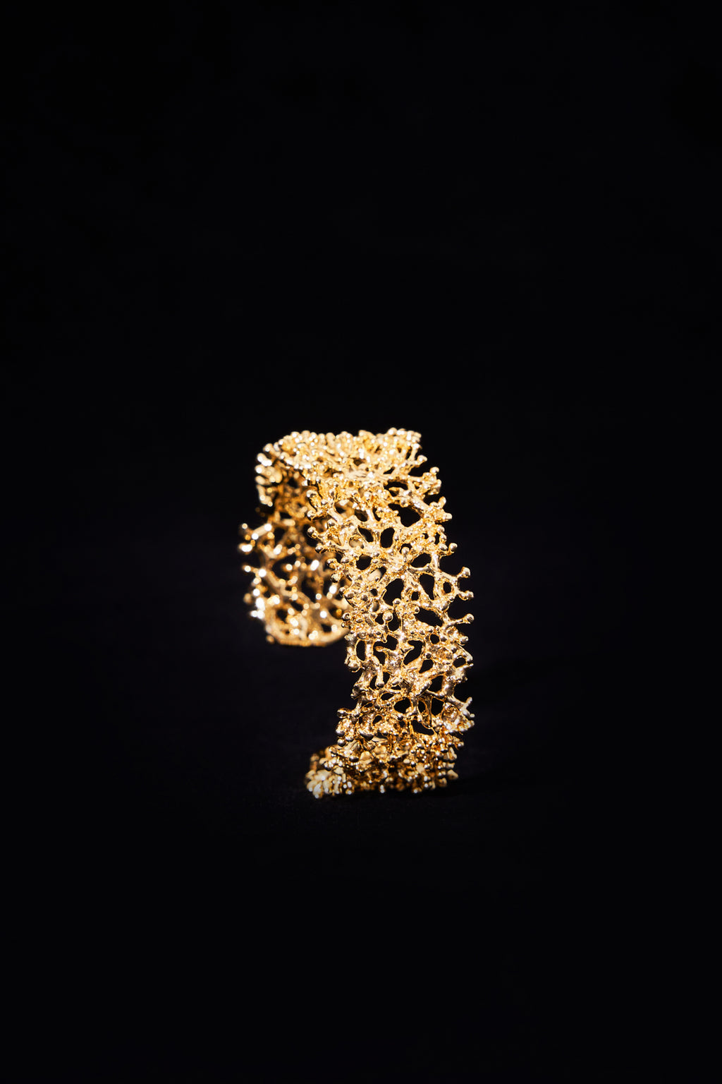 Gold Coral Cuff