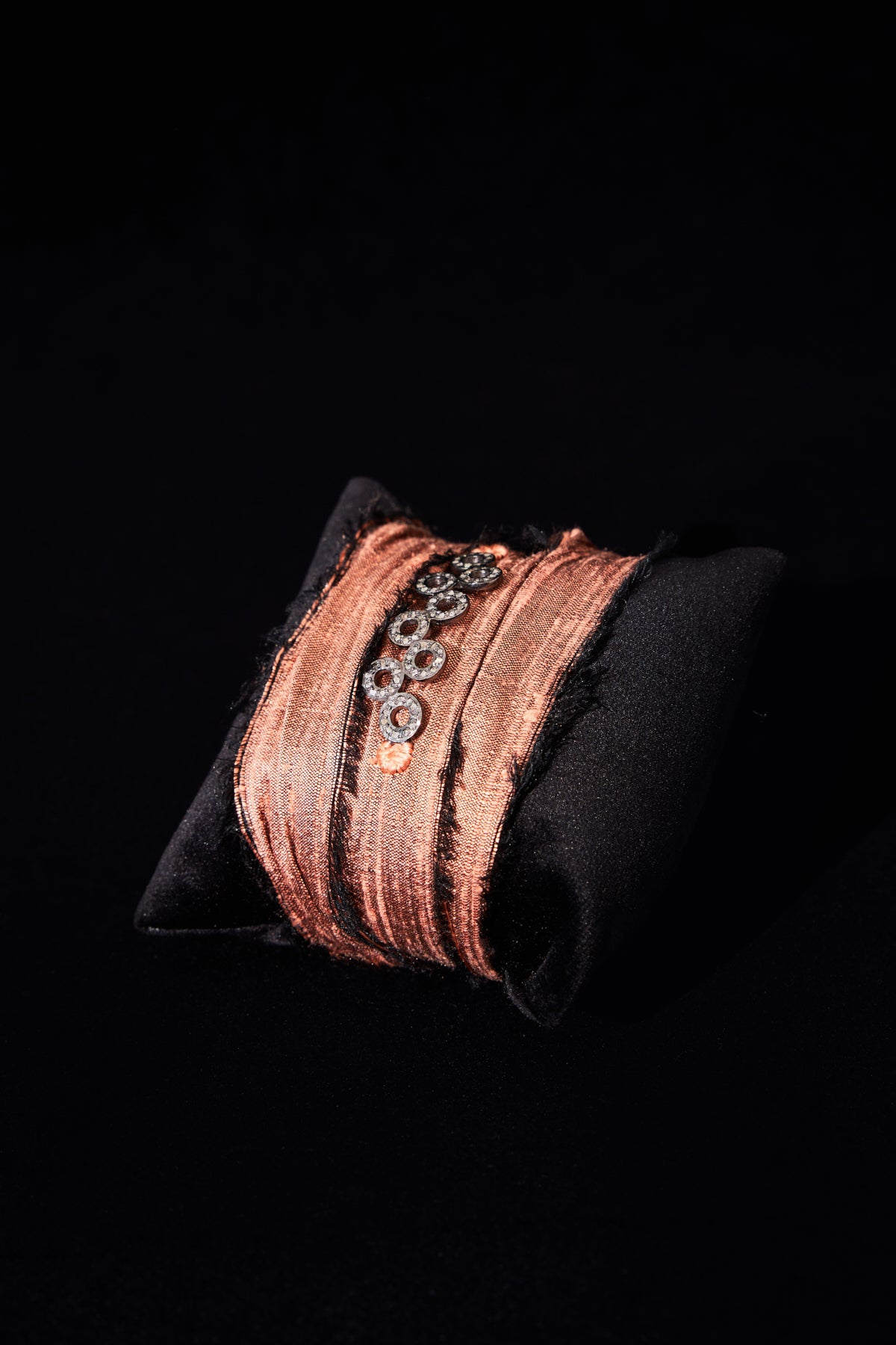 Diamond Pavé Silk Wrap Bracelet