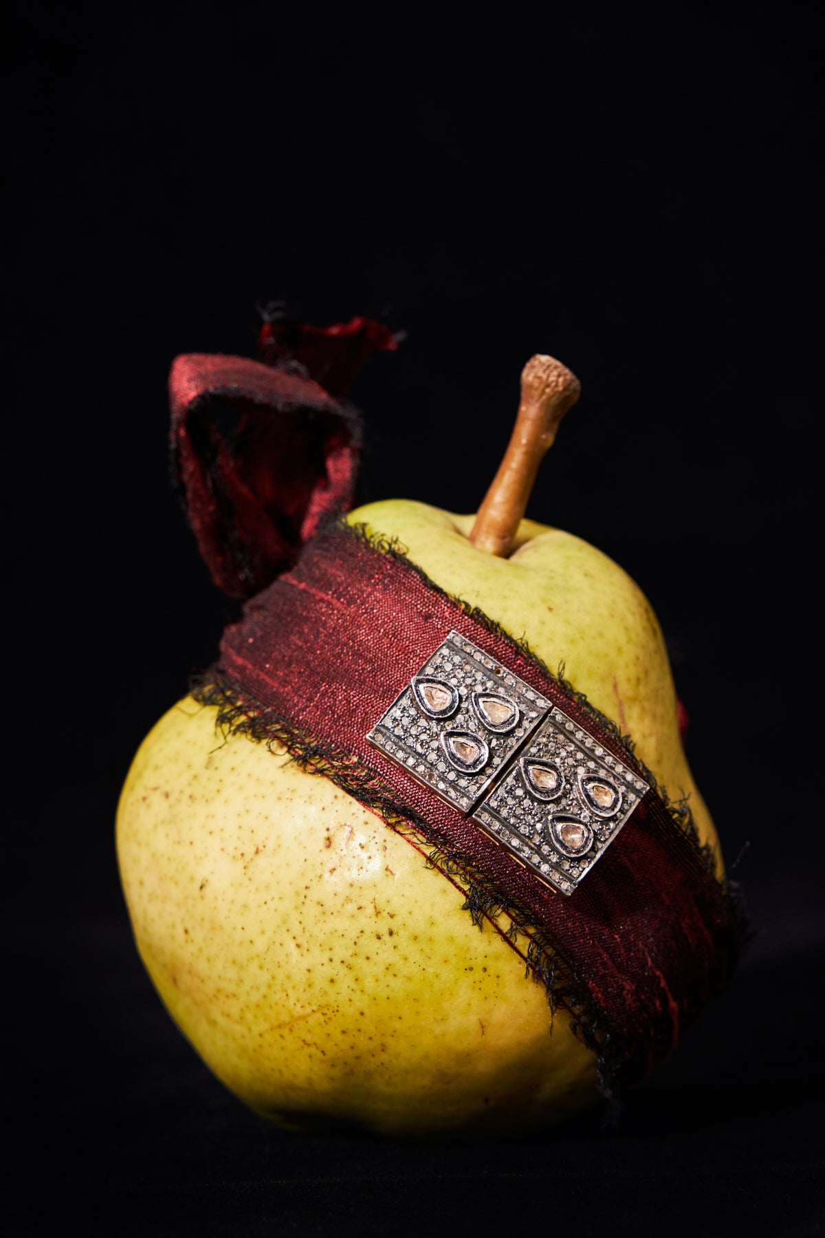 Diamond Pavé Silk Wrap Bracelet