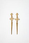 Cross Spike Earrings