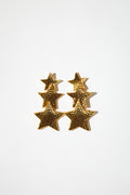 Graduated Star Earrings