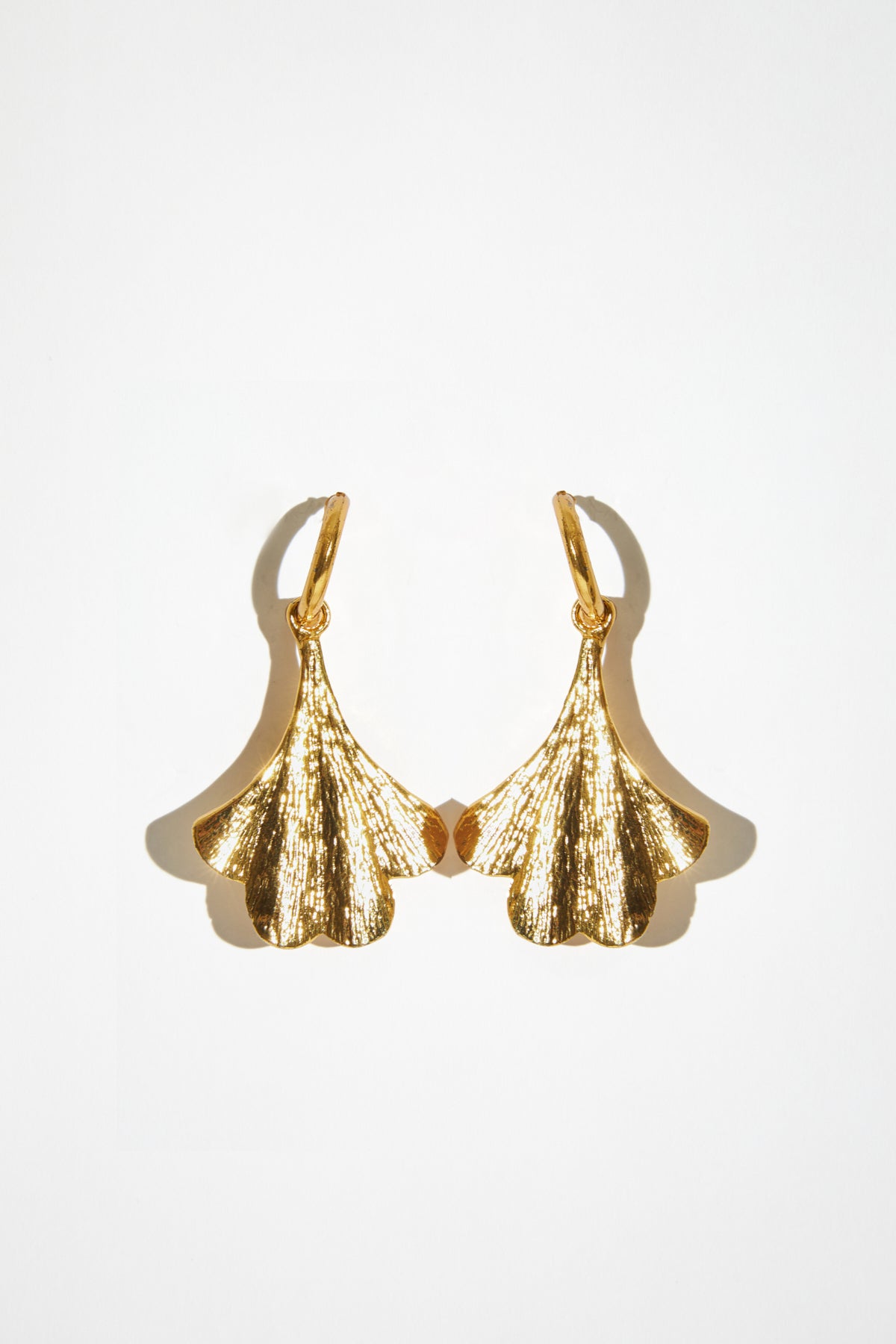 Ginkgo Leaf Earrings