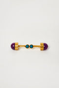 Art-Deco Purple Brooch