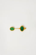 Art-Deco Brooch in Green