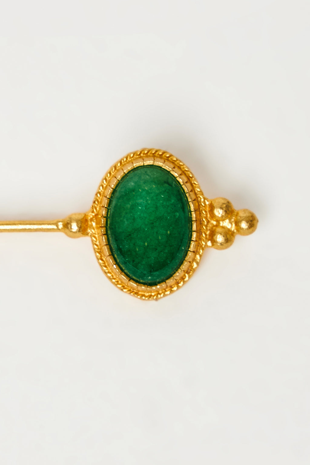 Art-Deco Brooch in Green