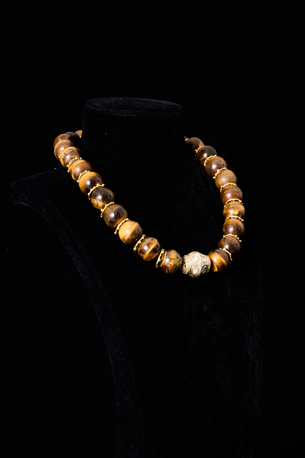 Tiger Eye Bead Necklace