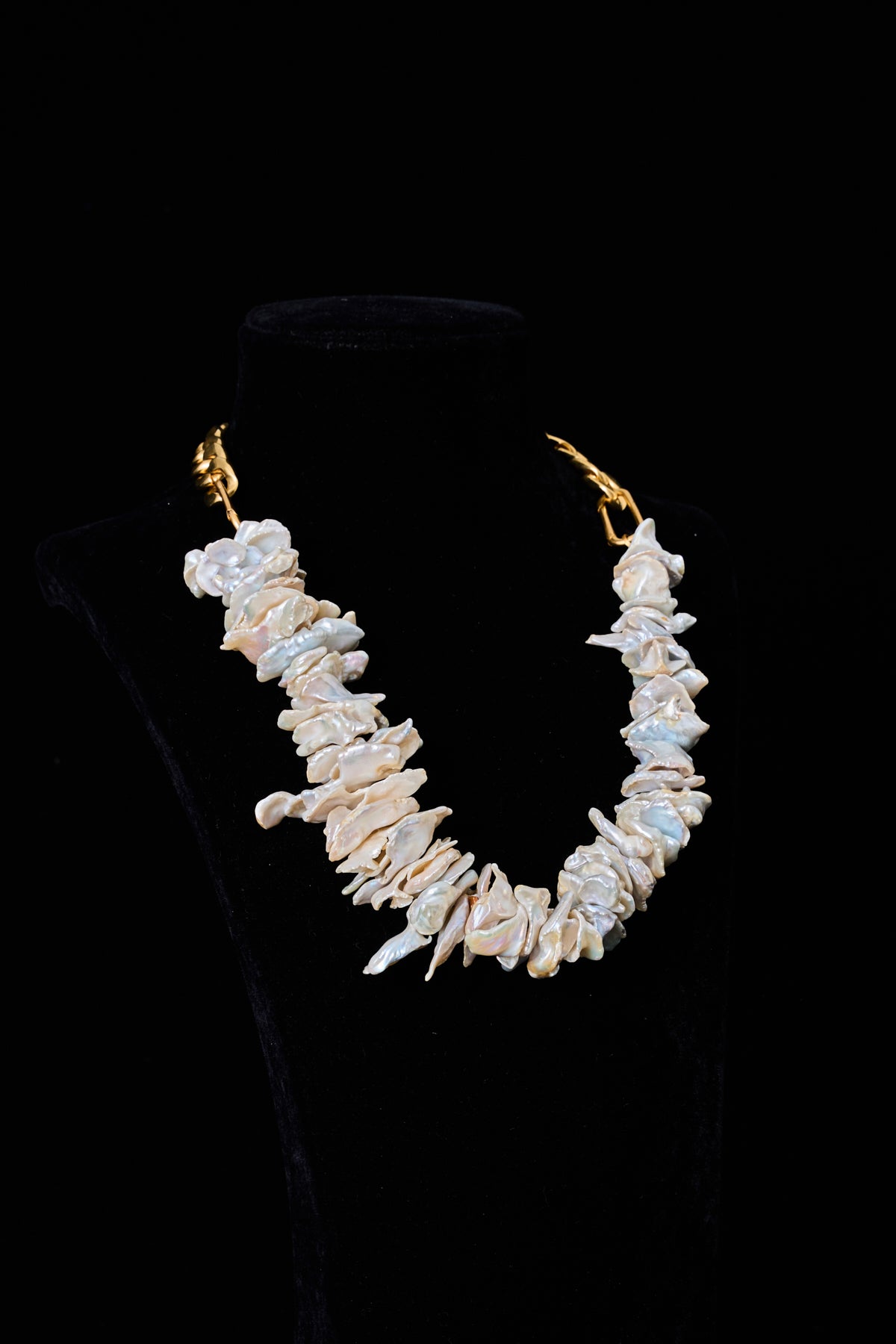 Baroque Pearl Coin Necklace