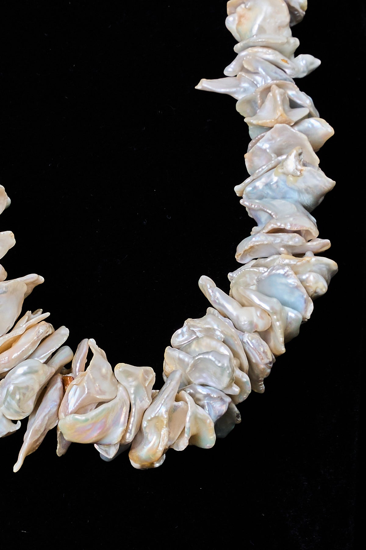 Baroque Pearl Coin Necklace