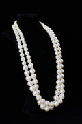 Double Layered Maximalist plated Pearl Necklace