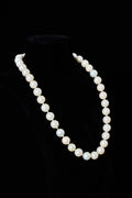 Plated Pearl Station Necklace