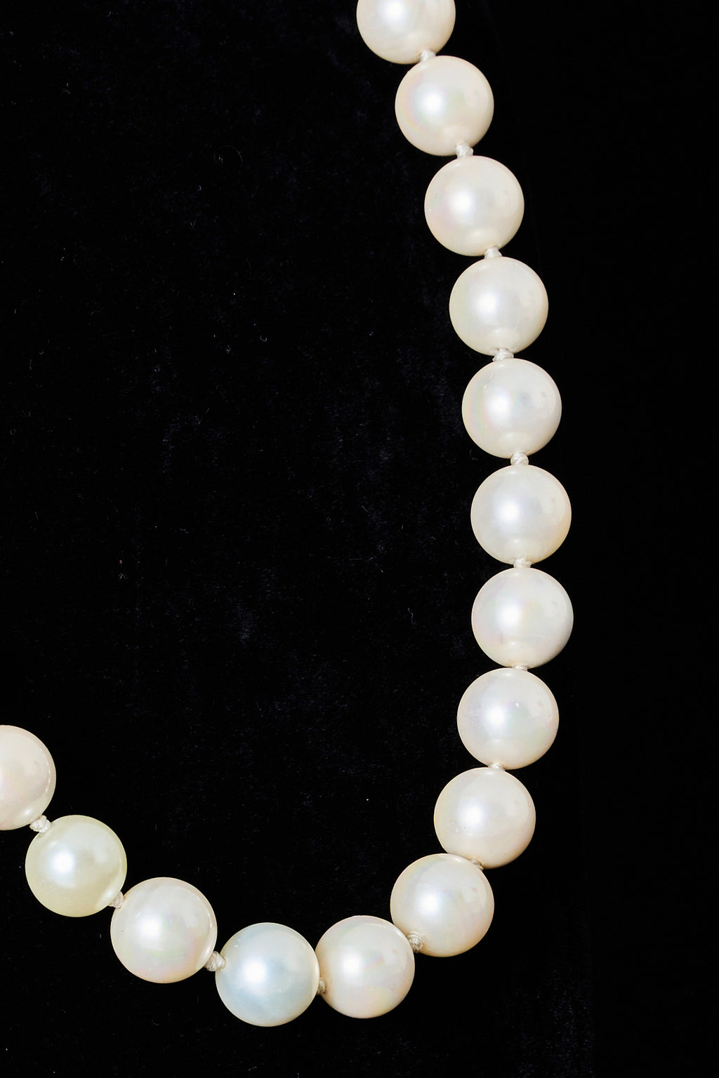 Plated Pearl Station Necklace