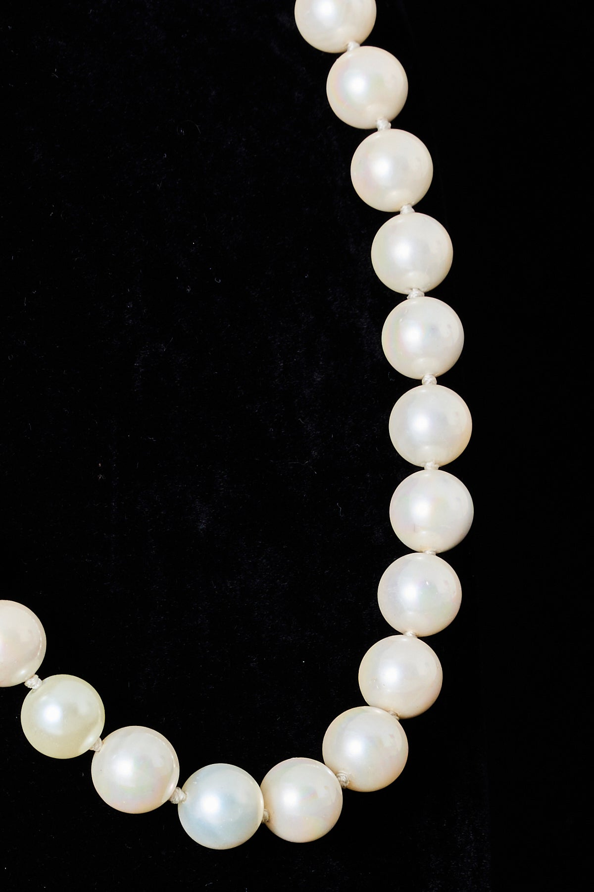 Plated Pearl Station Necklace
