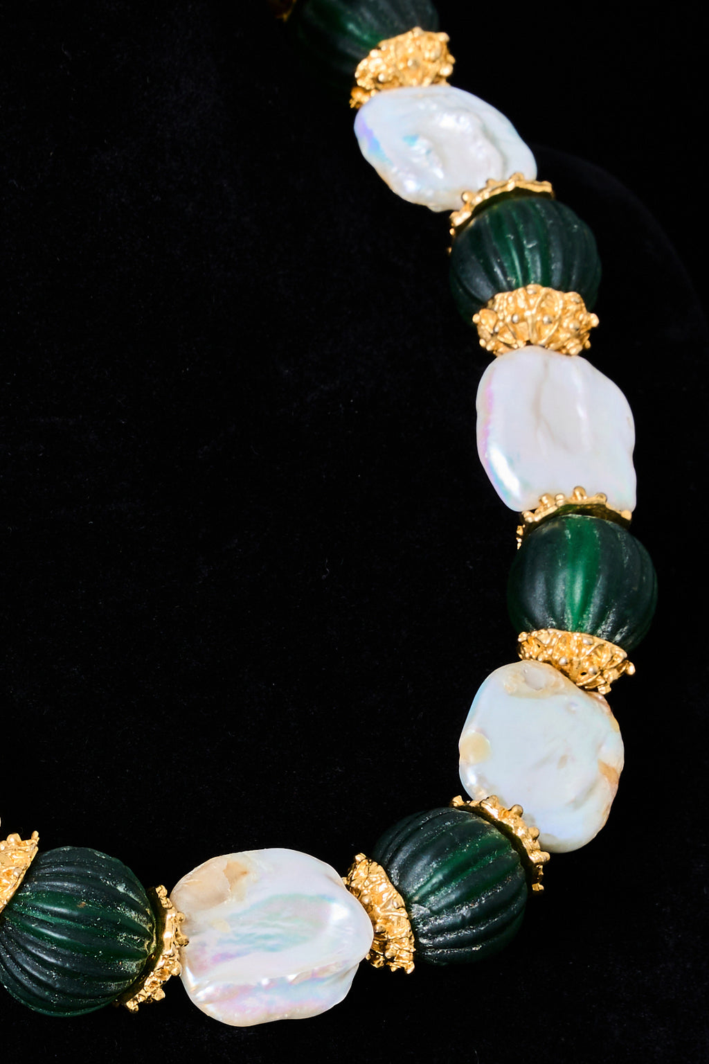 Baroque Pearl & Murano Glass Necklace