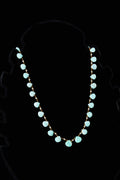 Amazonite Teardrop Knot Necklace