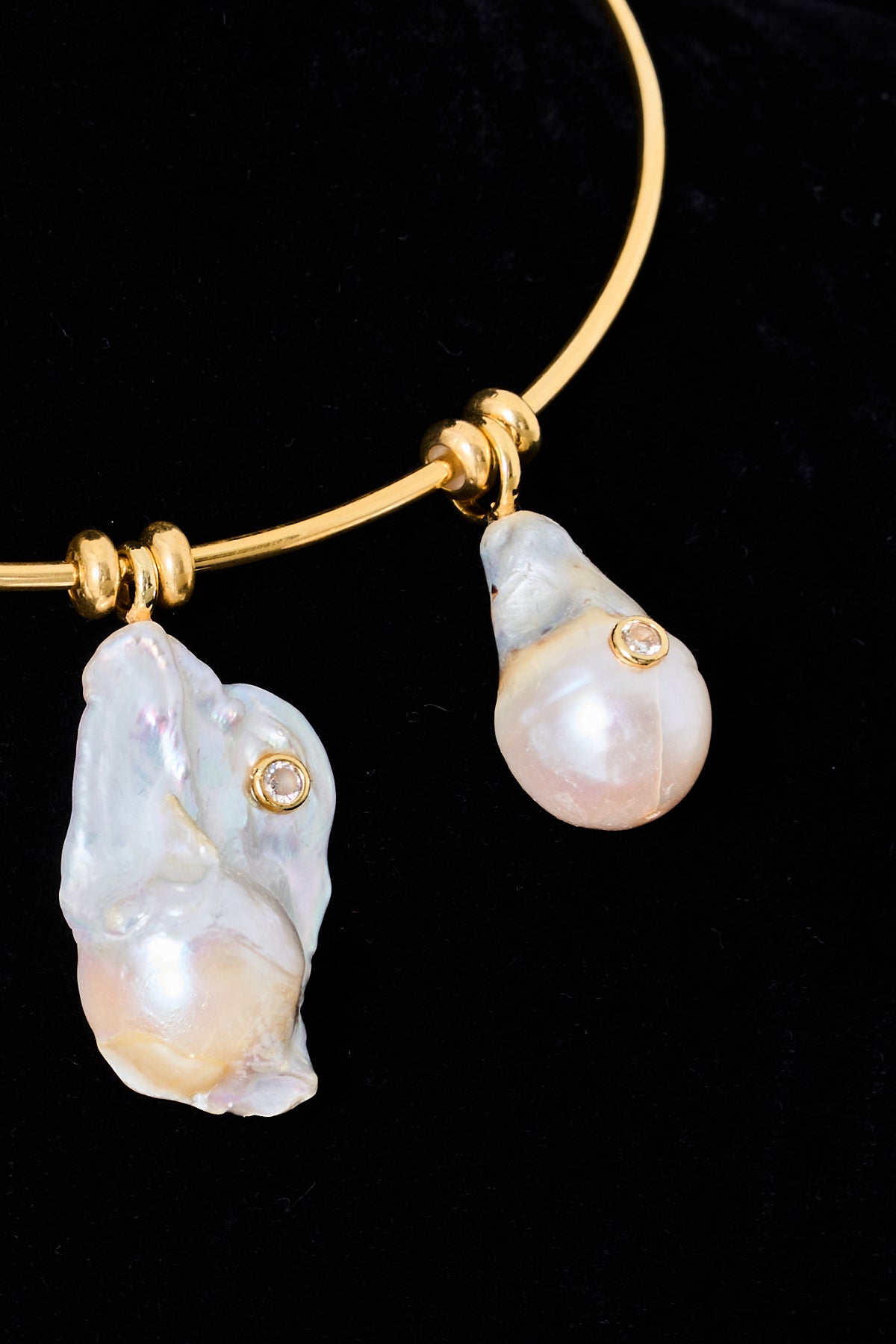 Baroque Pearl Wire Chocker